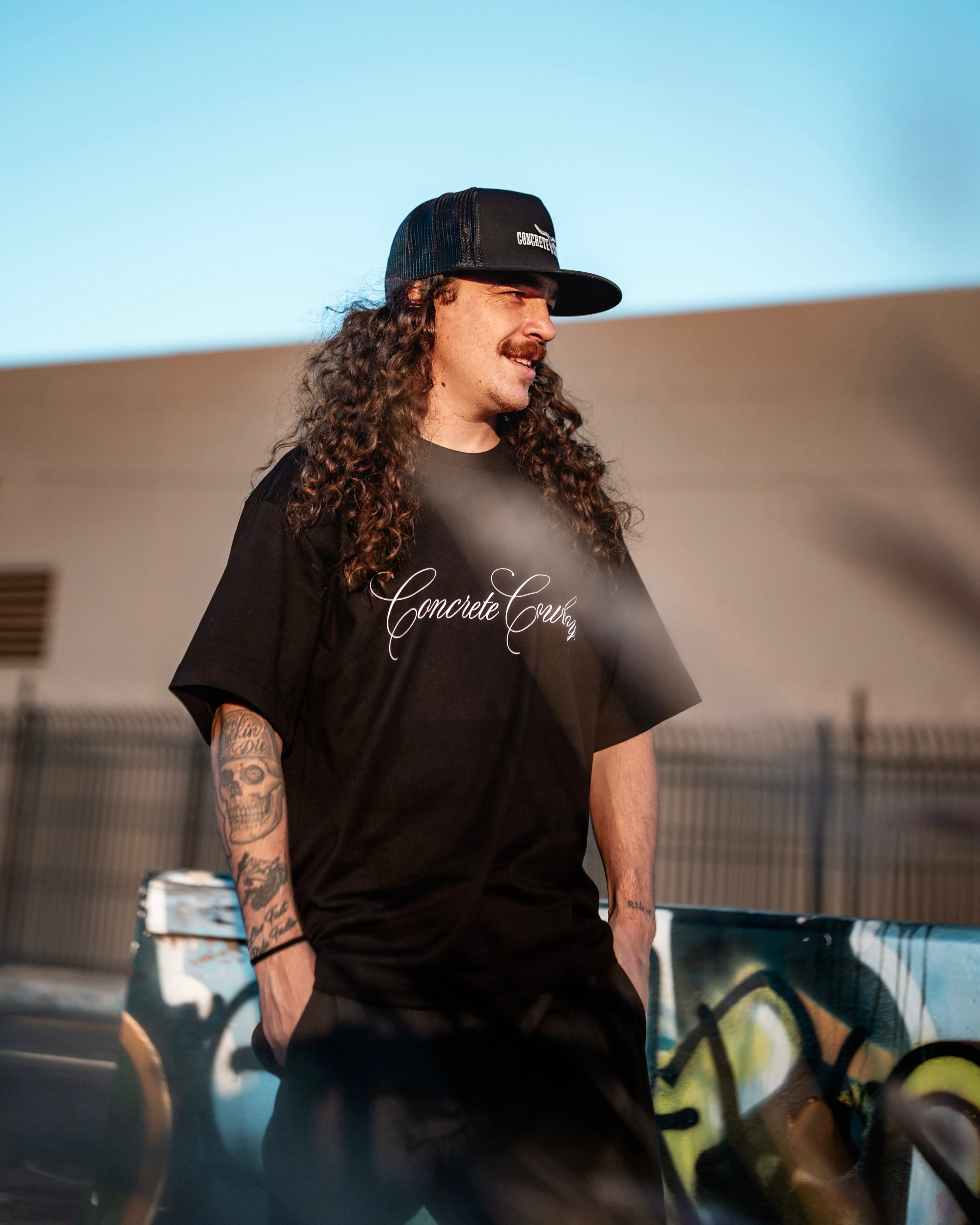 Cadillac Cowboy Black Box Tee
