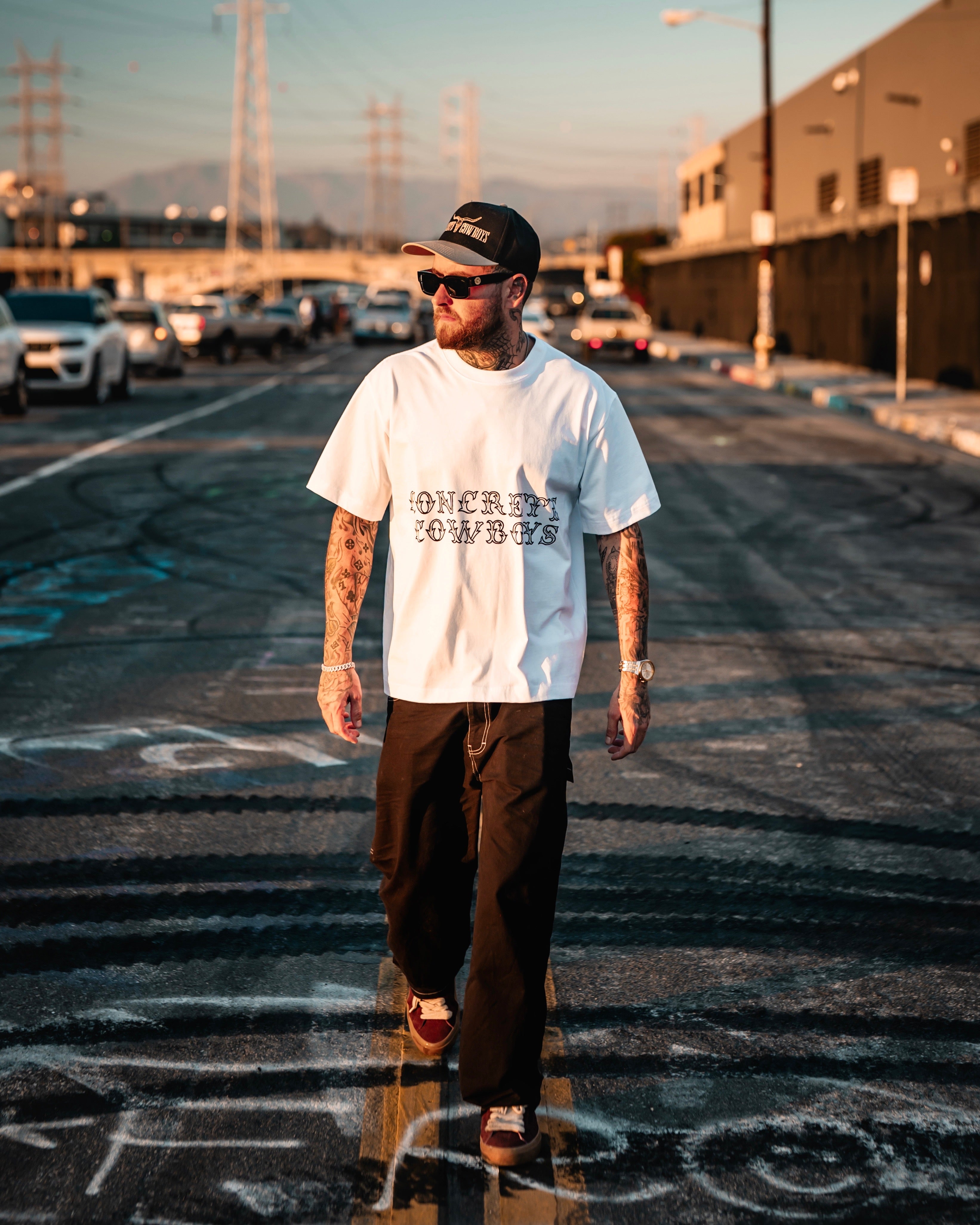 Guts & A Horse White Box Tee