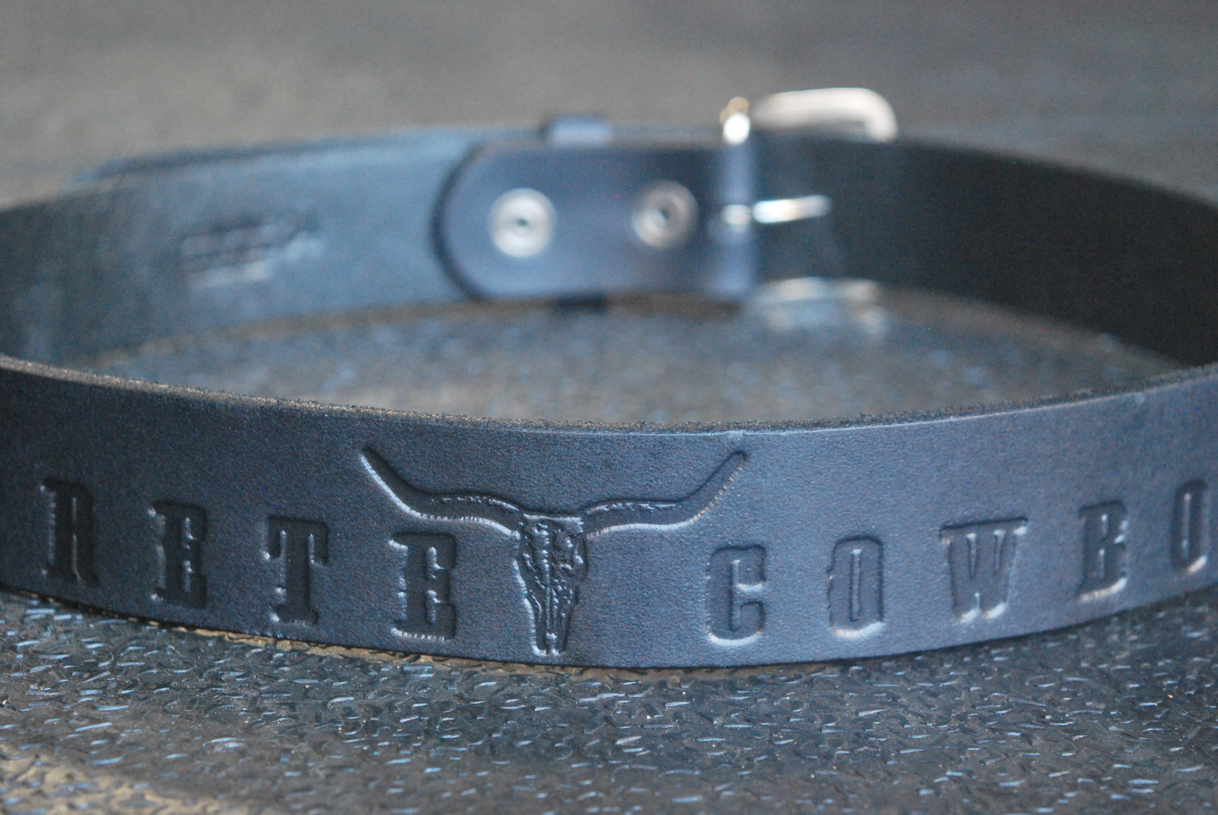 Midnight Leather Belt