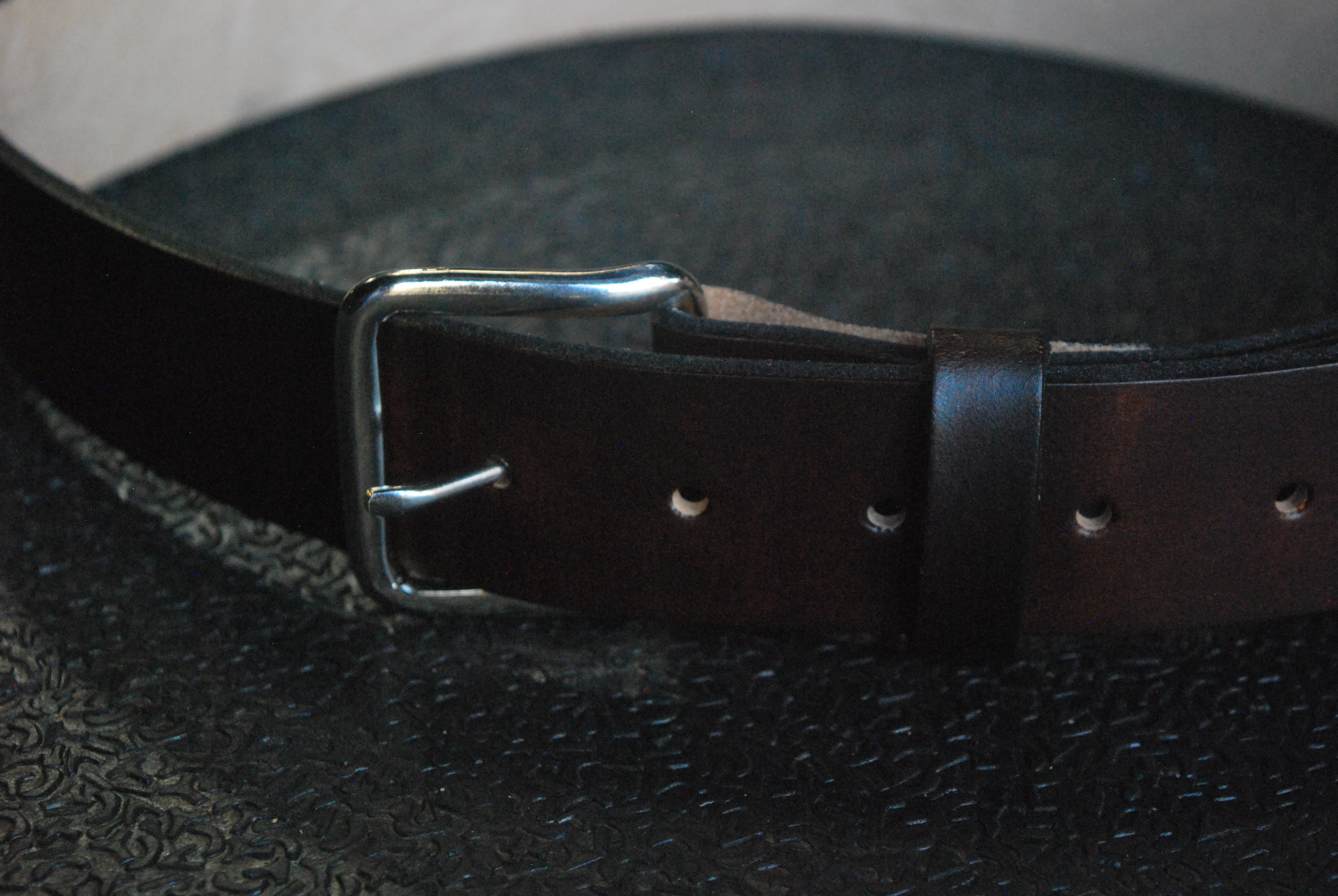 Whiskey Leather Belt