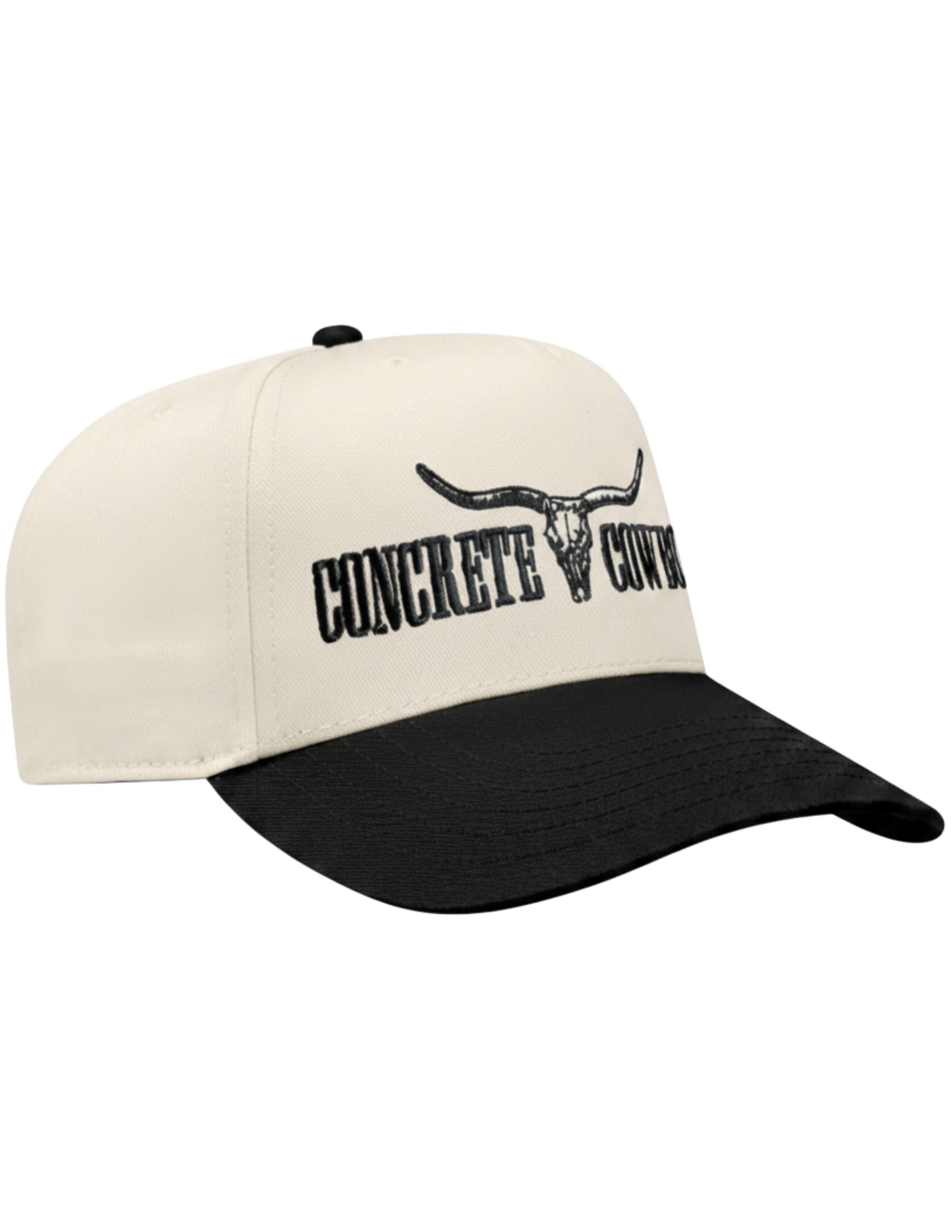 Snap Back - Cream w/ Black