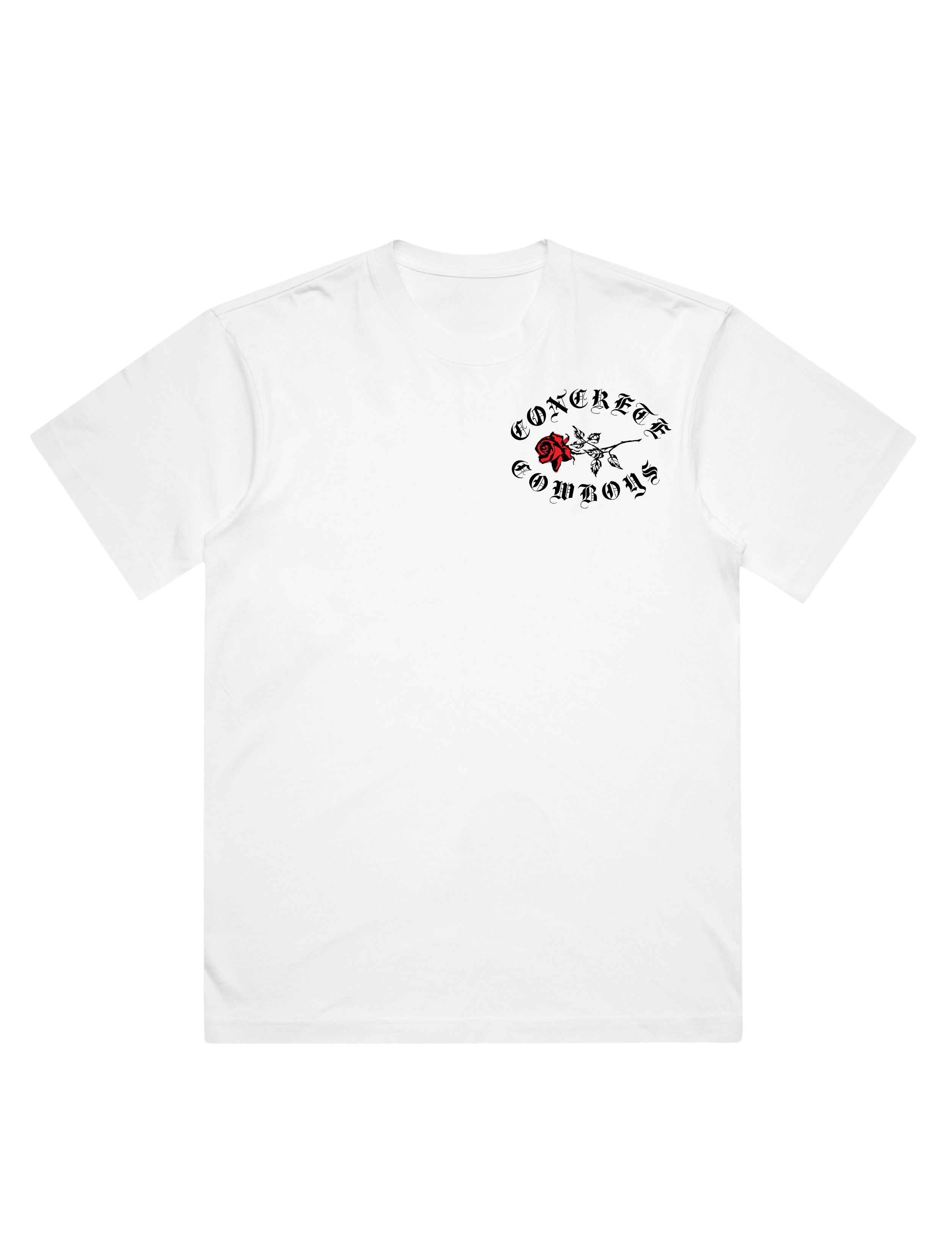 Barbed Rose - White Box Tee