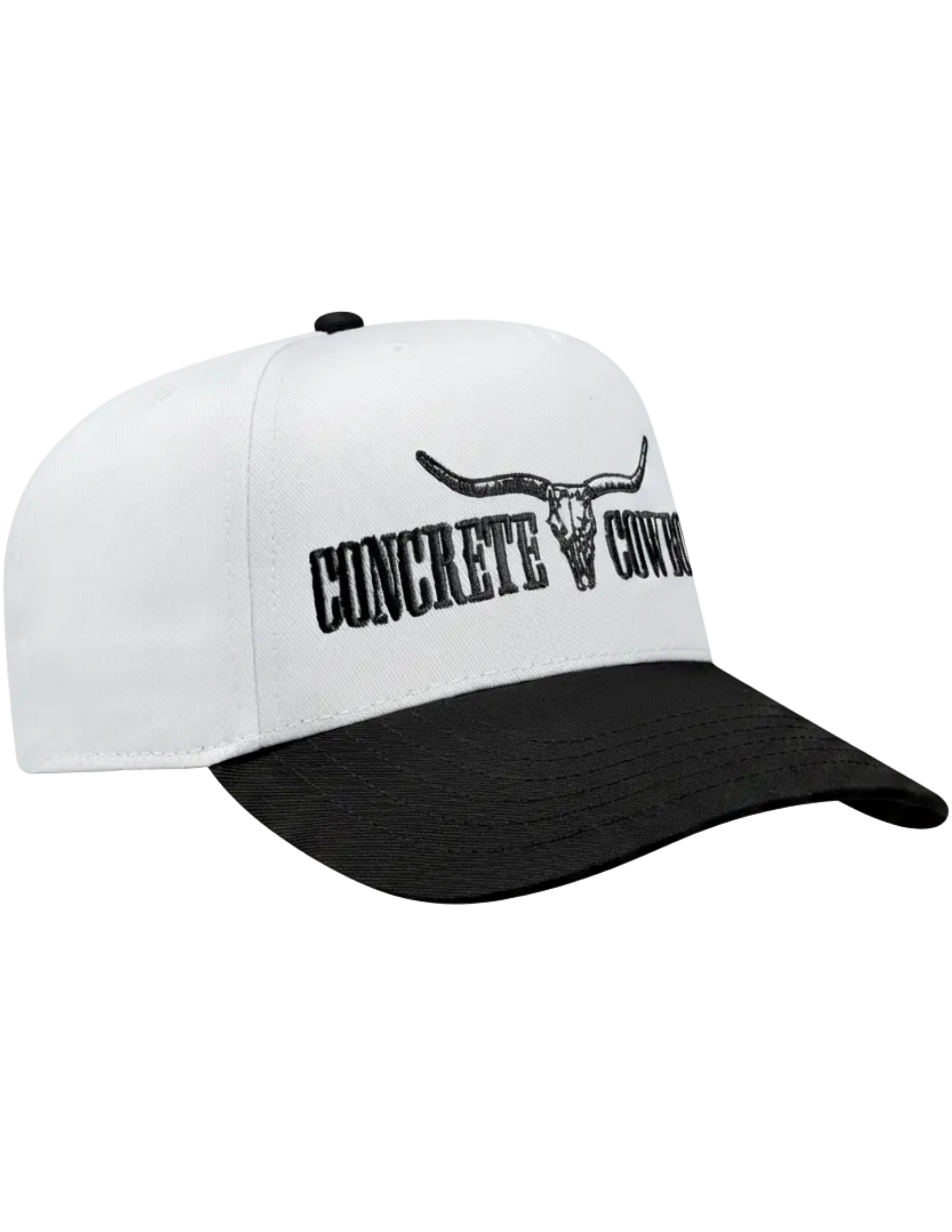 Snap Back - White w/ Black