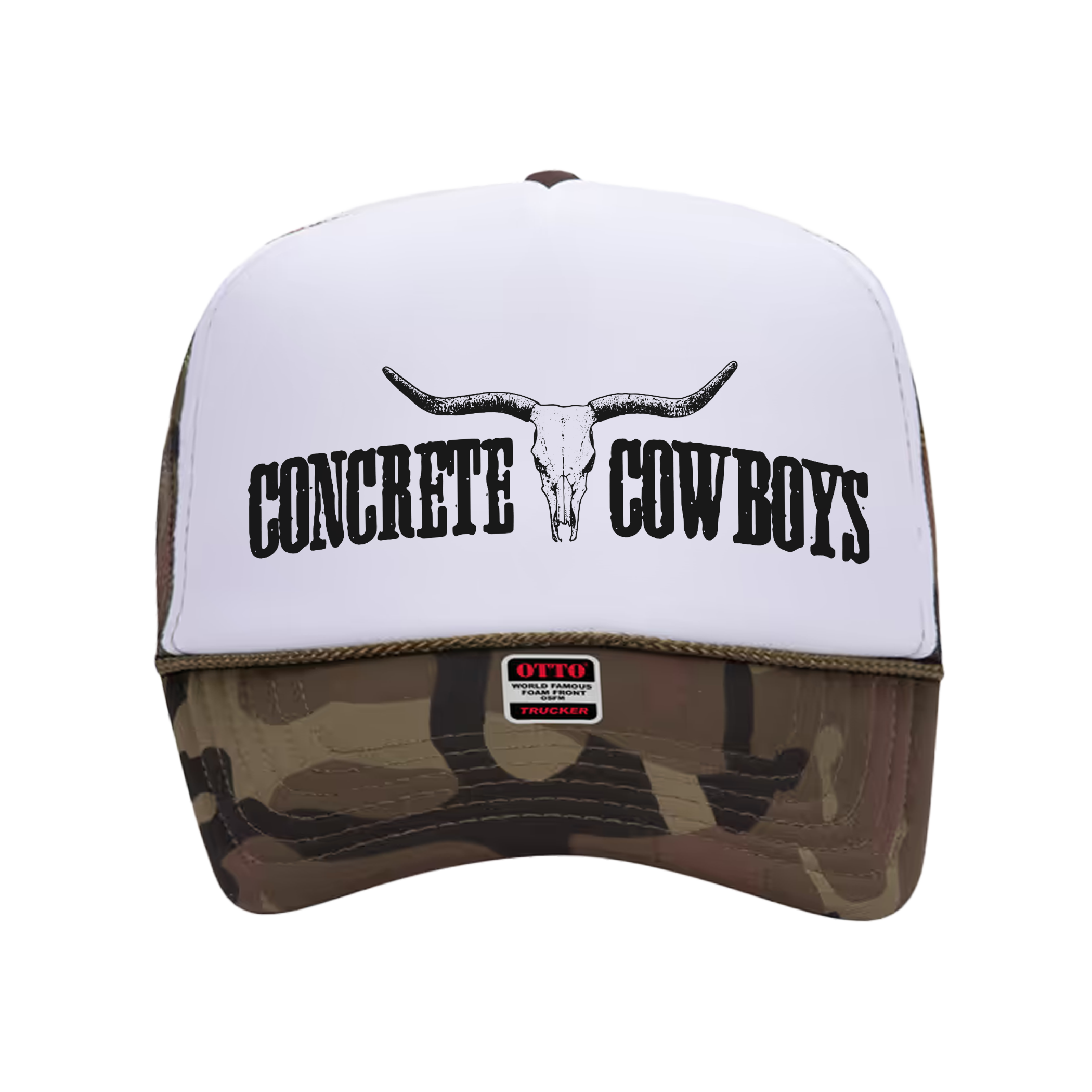 Trucker Hat - White Camo
