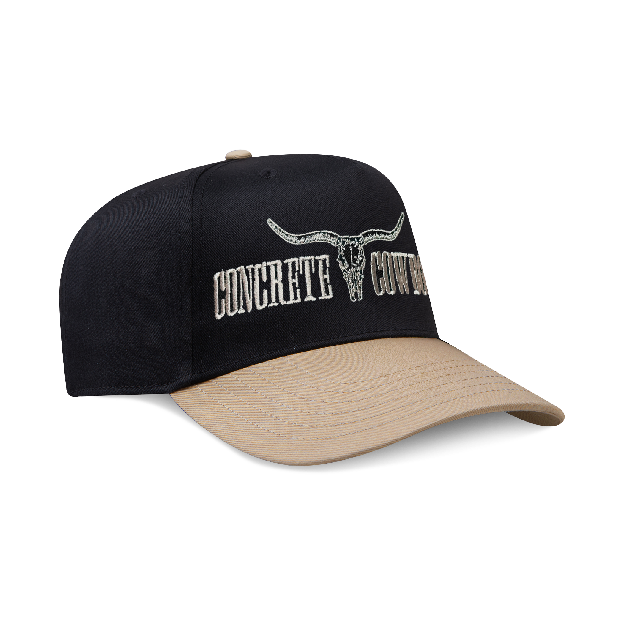 Snap Back - Black w/ Tan