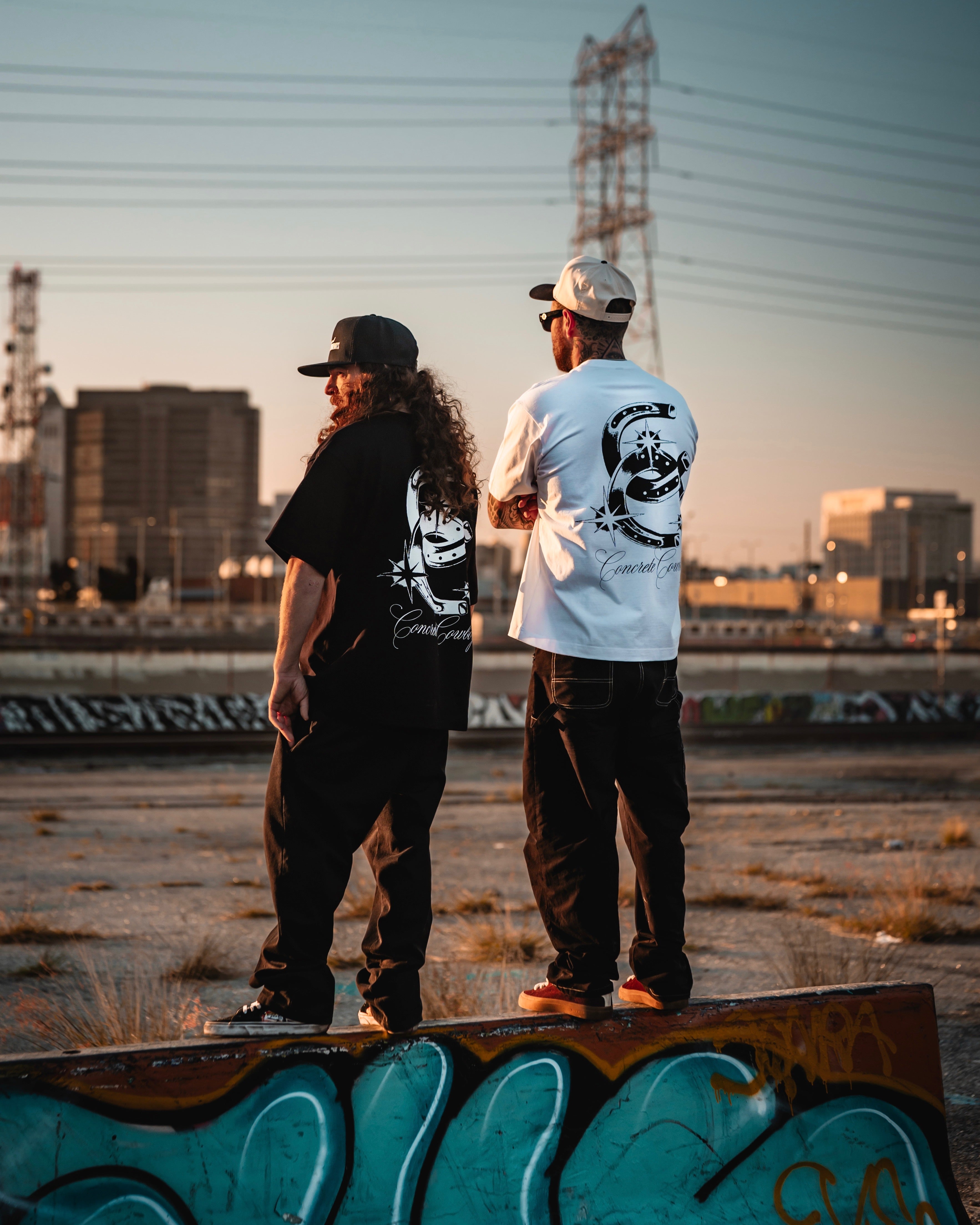 Cadillac Cowboy White Box Tee