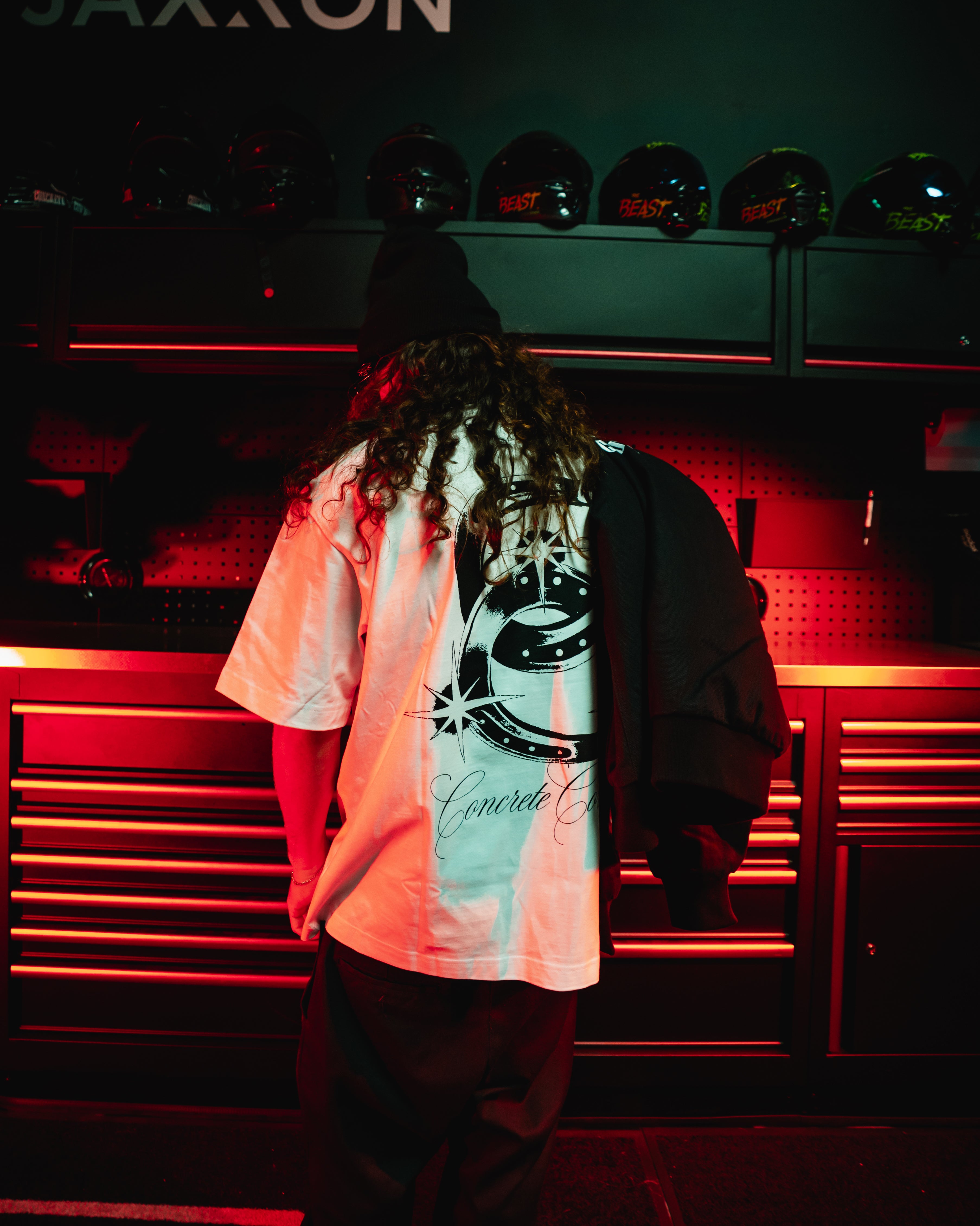 Cadillac Cowboy White Box Tee