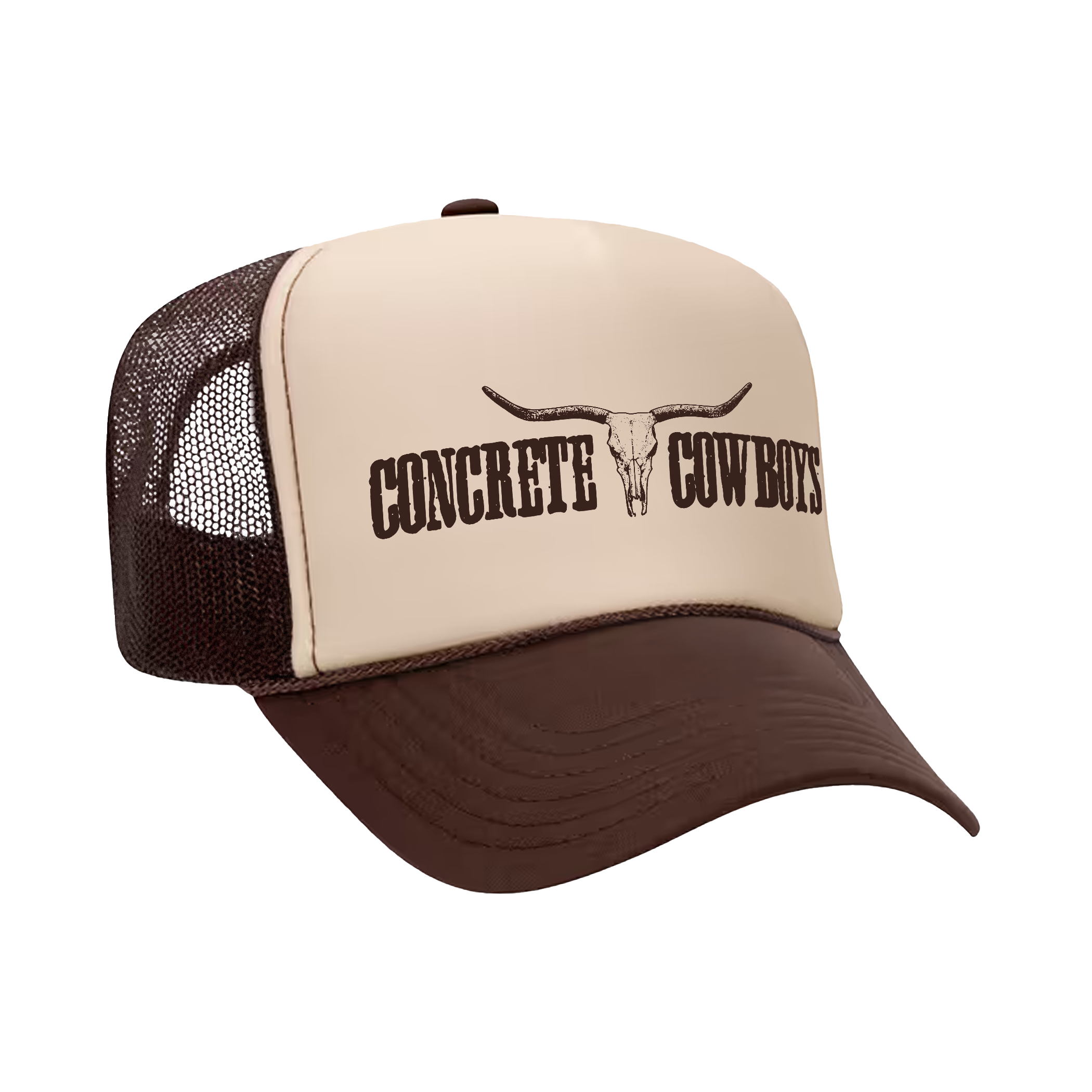 Trucker Hat - Tan/Brown