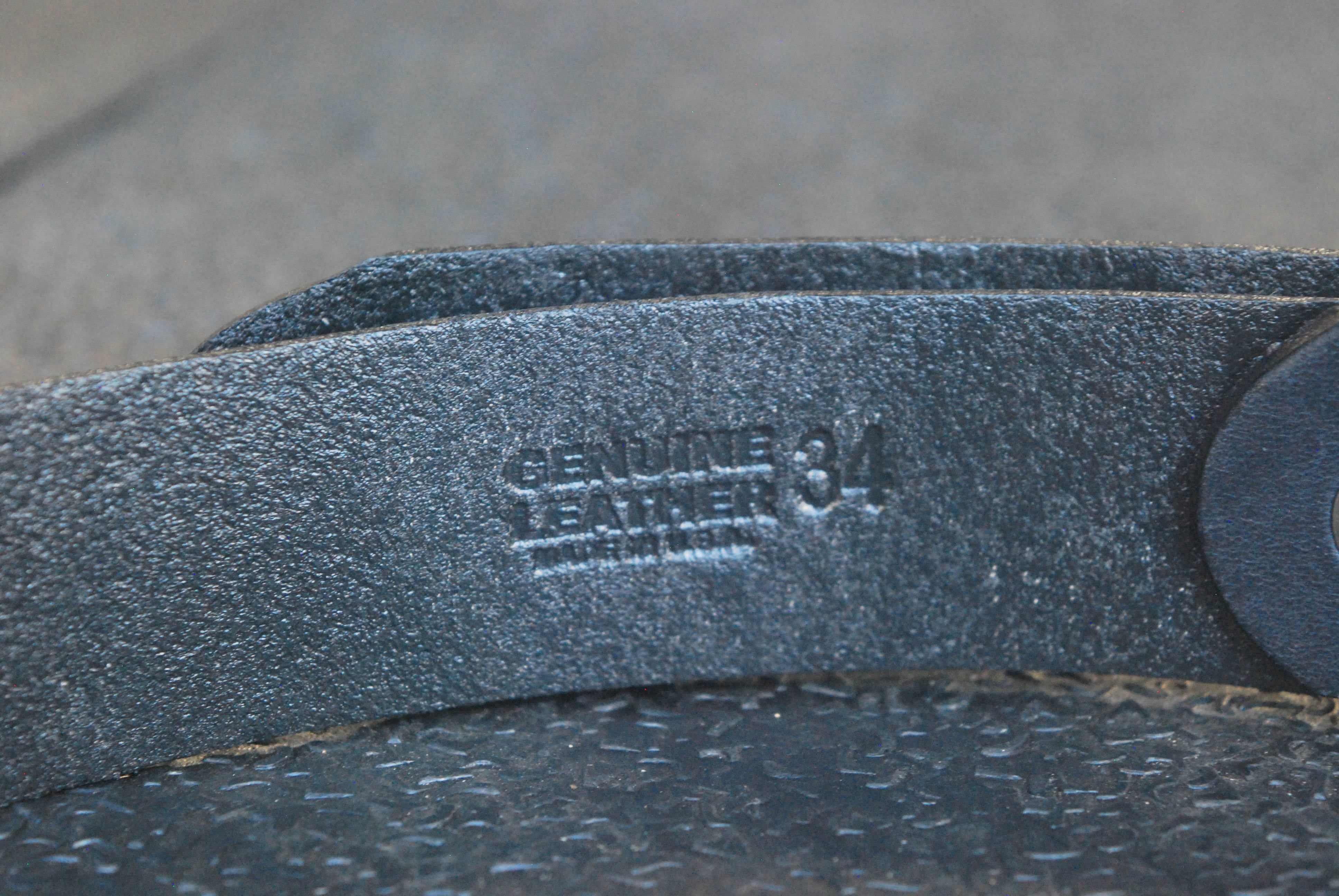 Midnight Leather Belt