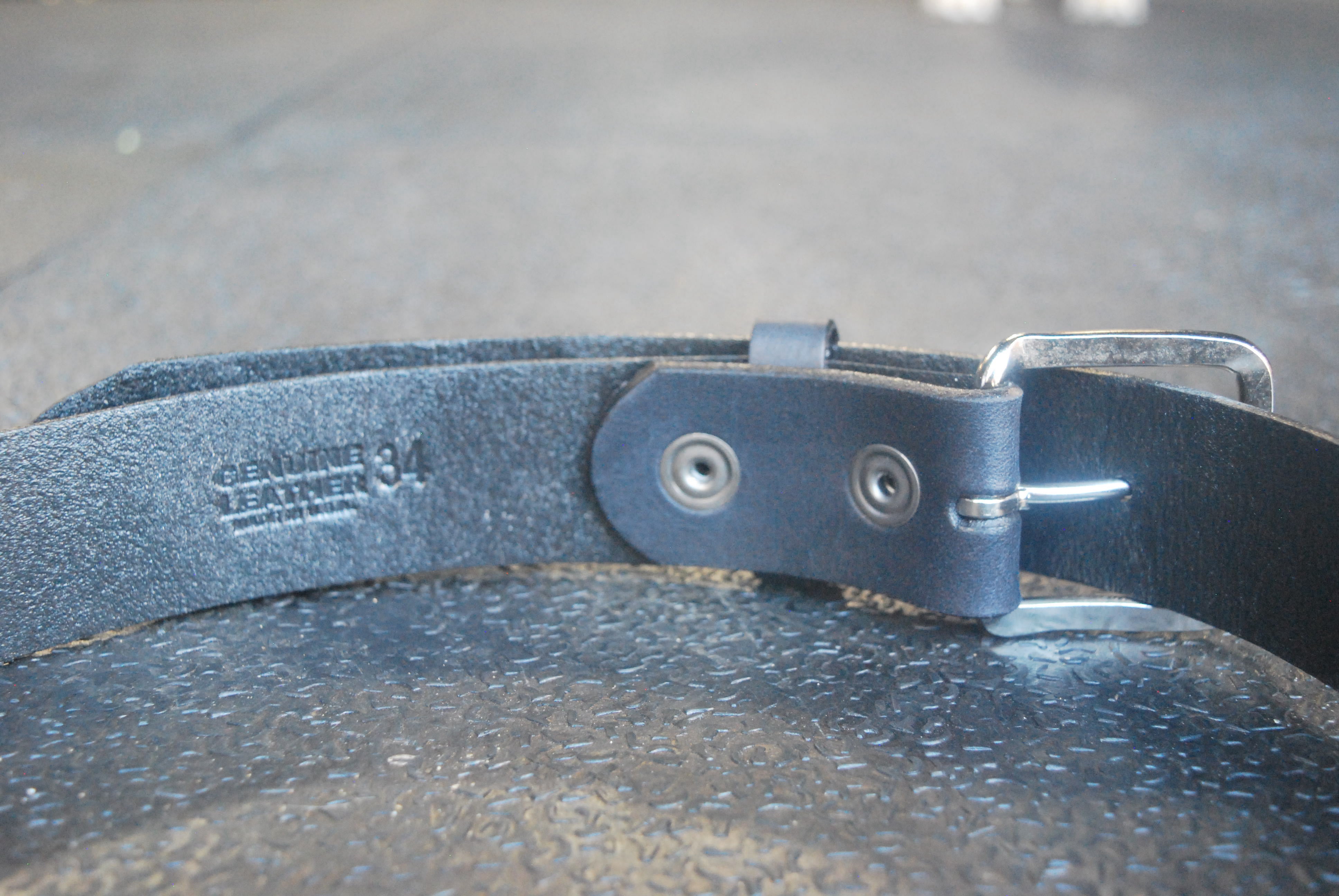 Midnight Leather Belt