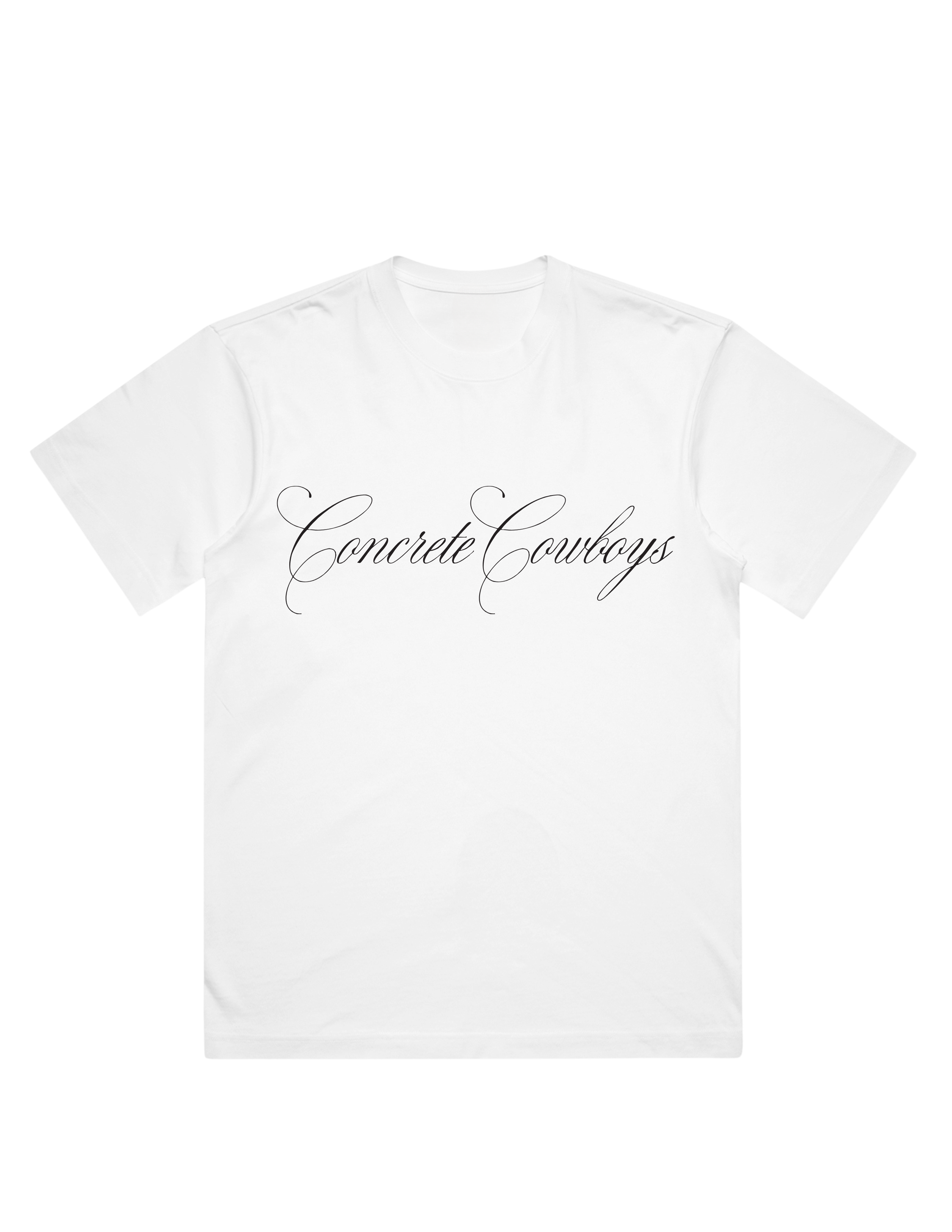 Cadillac Cowboy White Box Tee