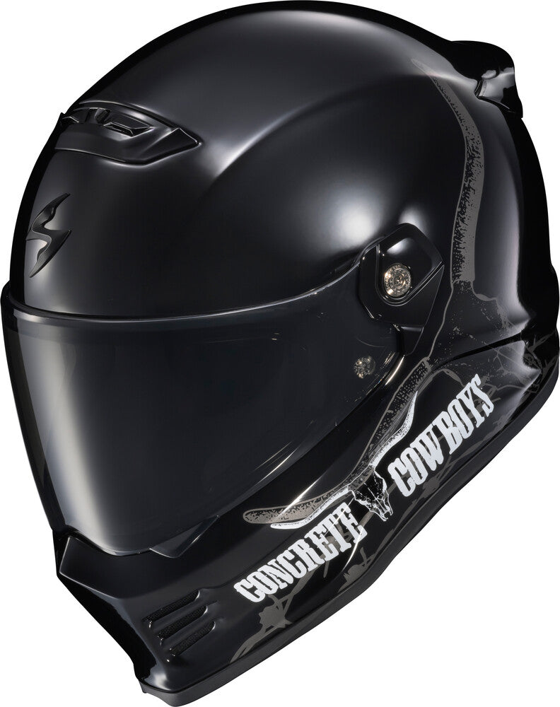 SCORPION HELMETS X CONCRETE COWBOYS GLOSS BLK